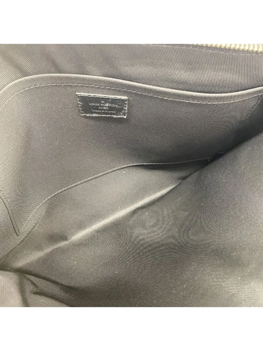 Louis Vuitton Clutch Monogram Macassar Pochette Discovery Brown Black